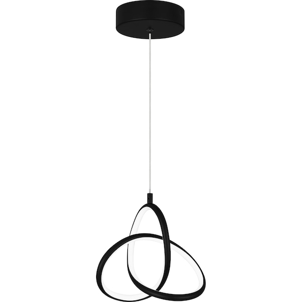 Quoizel Illoria Mini Pendant Led Light Matte Black PCILR1507MBK - main
